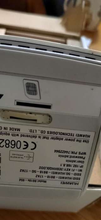 Huawei B618 5G router (It take a SIM CARD) IN BOX