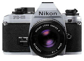 NIKON FG-20 COLLECTORS ITEM WITH SIGMA 80MM-200MM + 24MM-84MM LENSES