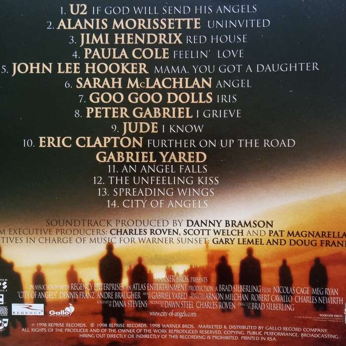 City Of Angels (CD) Music From The Motion Picture