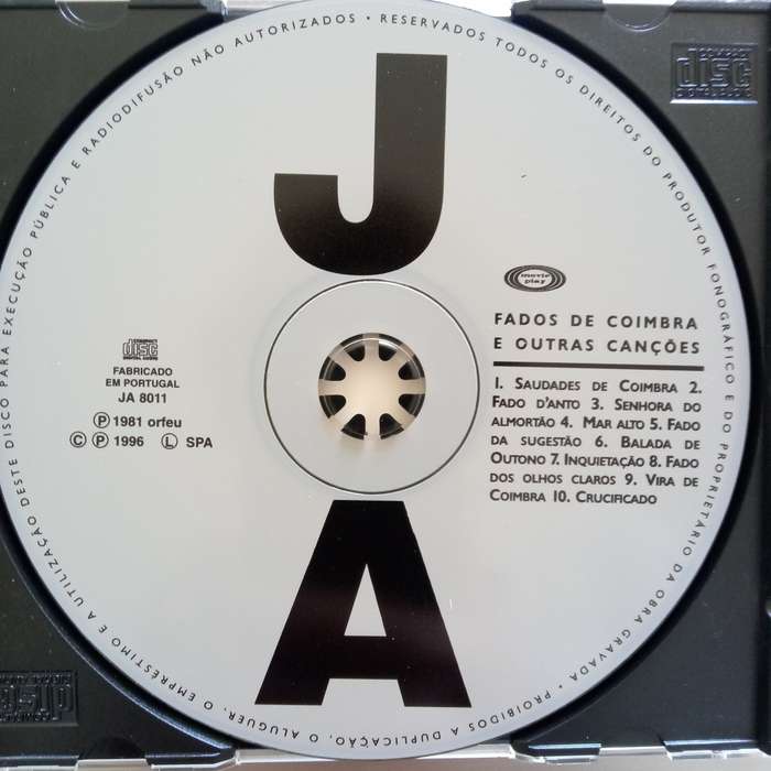 Jose Afonso (CD) Fados De Coimbra