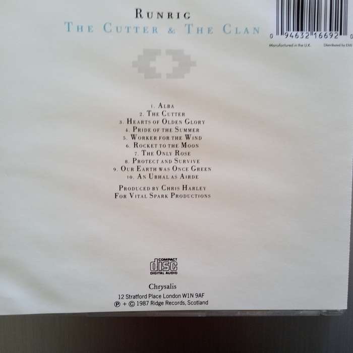 Runrig (CD) The Cutter & The Clan
