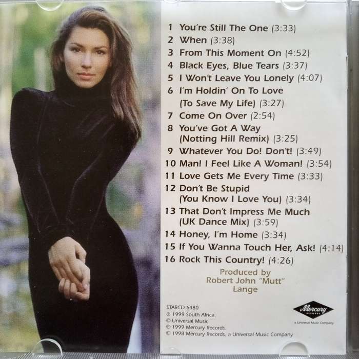 Shania Twain (CD) Come On Over