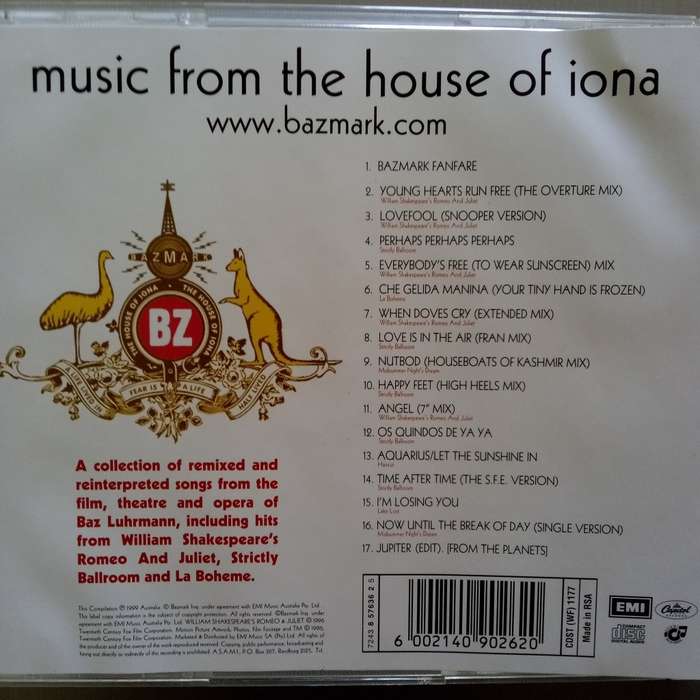 Baz Luhrmann (CD) Something For Everybody