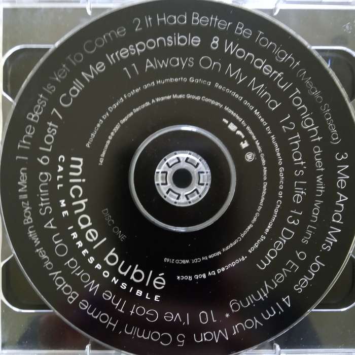 Michael Buble (CD) Call Me Irresponsible