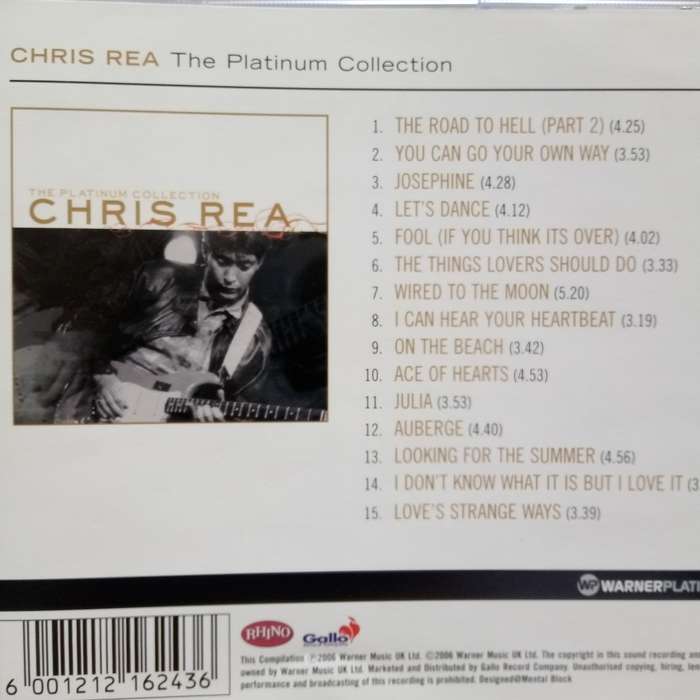 Chris Rea (CD) The Platinum Collection