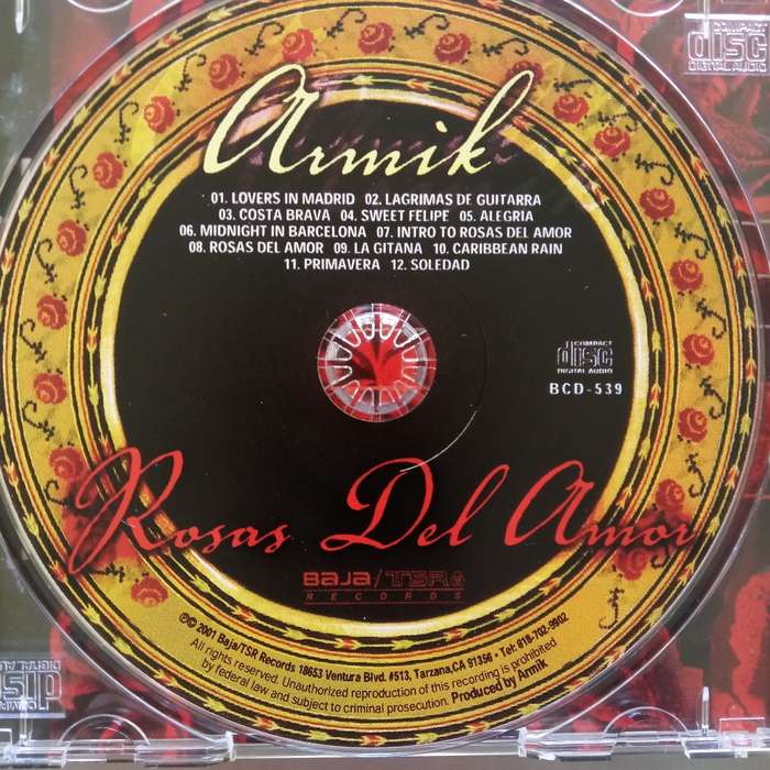 Armik (CD) Rosas Del Amor