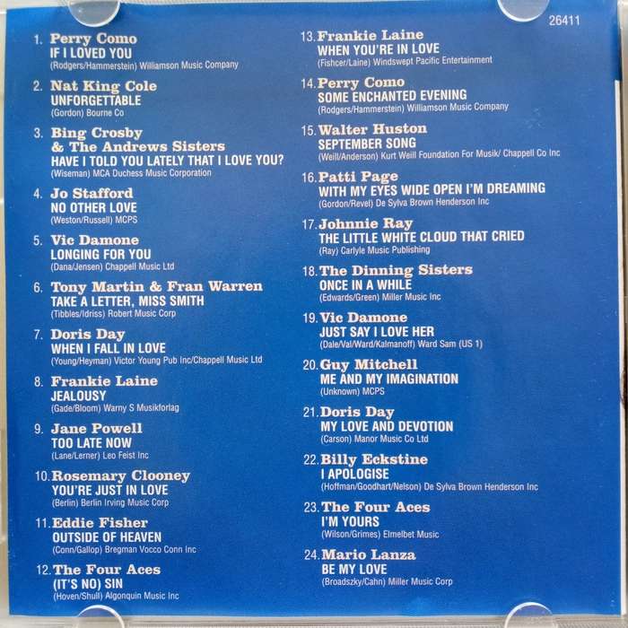 The Fabulous 50s (CD) Romantic Memories