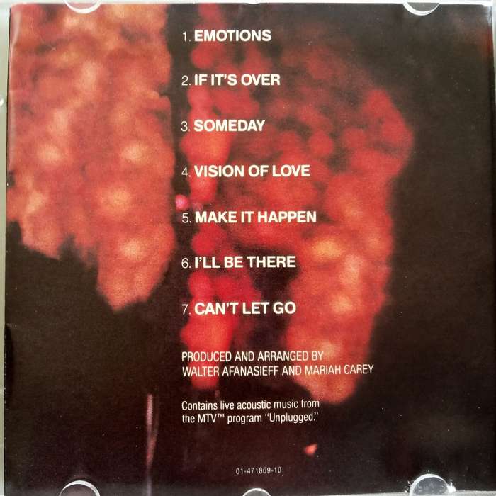 Mariah Carey (CD) MTV Unplugged EP