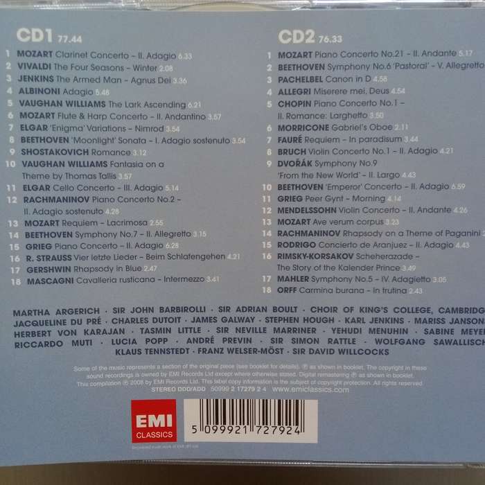 RELAX (CD) Classical Music For The Soul