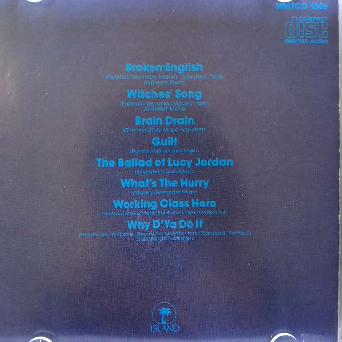 Marianne Faithfull (CD) Broken English