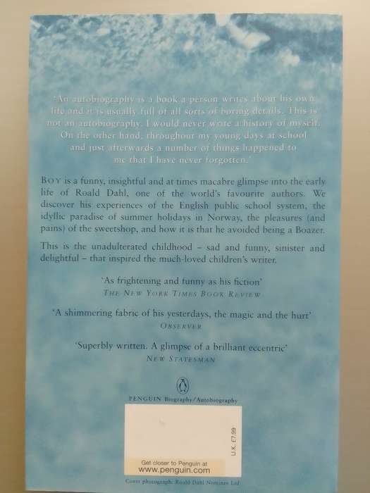 BOY - Tales of Childhood (Paperback) Roald Dahl