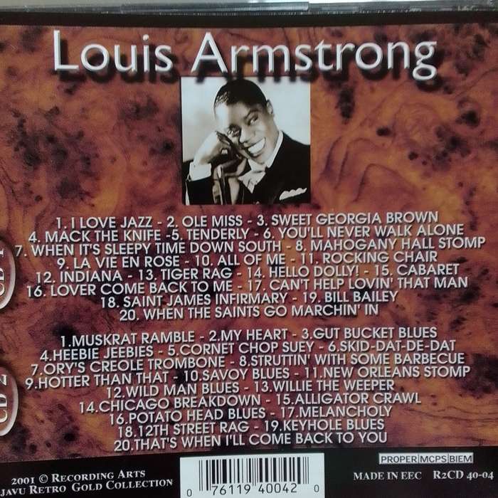Louis Armstrong (CD) Dejavu - Retro Gold Collection