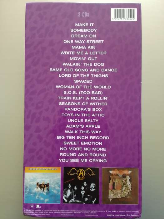 Aerosmith (CD) The Collection - 3 CD Box Set