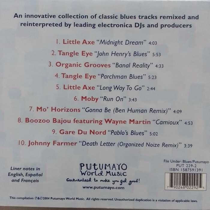 Blues Lounge (CD) Putumayo Compilation