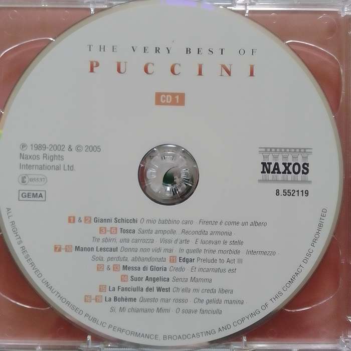 Puccini (CD) The Very Best Of