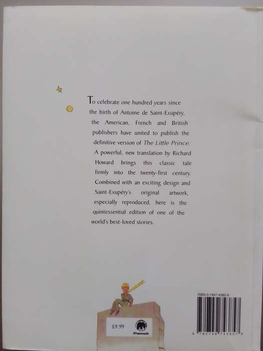 The Little Prince (Soft Cover) Antoine De Saint-Exupery