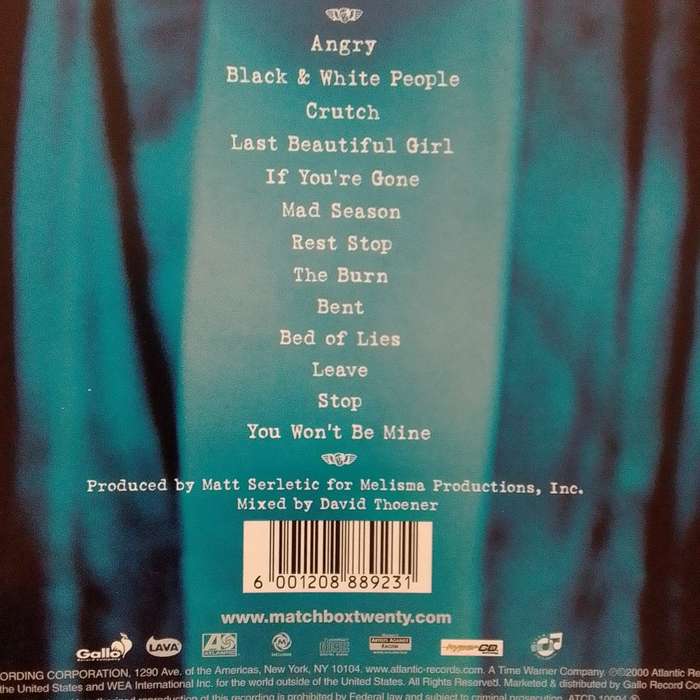 Matchbox Twenty (CD) Mad Season