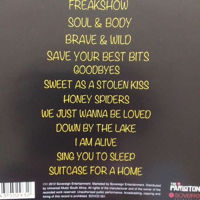 The Parlotones (CD) Journey Through The Shadows