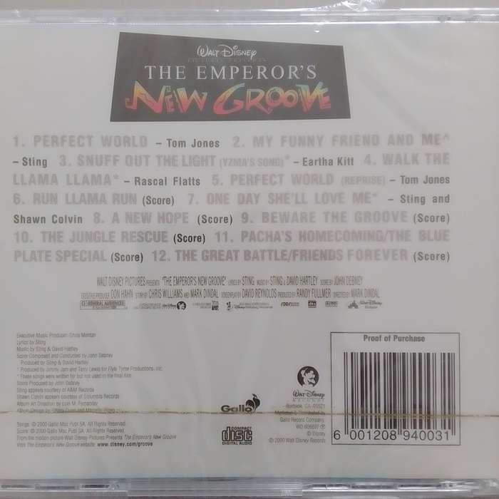 The Emperor`s New Groove (CD) An Original Walt Disney Records Soundtrack (New)