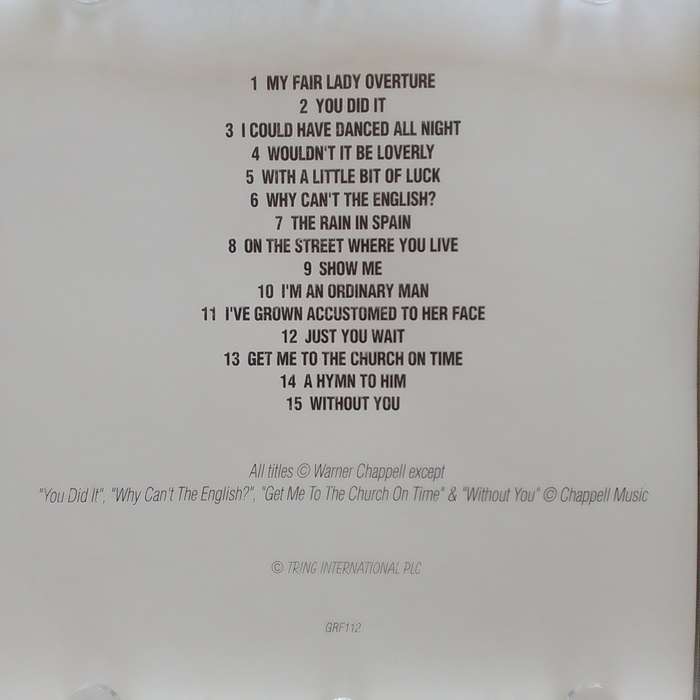 My Fair Lady (CD) Lerner & Loewe