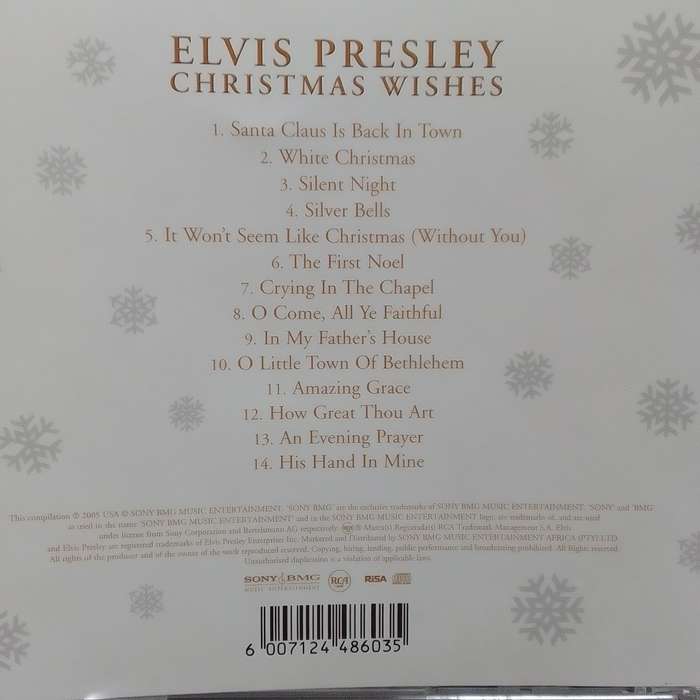 Elvis Presley (CD) Christmas Wishes - Christmas