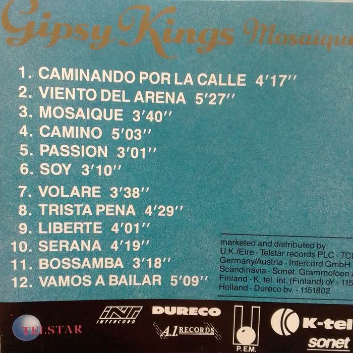 Gipsy Kings (CD) Mosaique