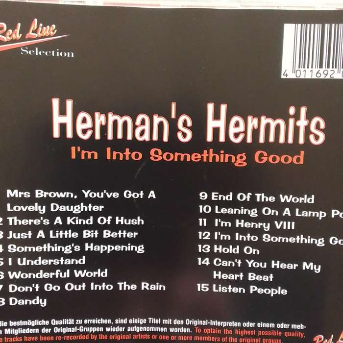 Herman's Hermits (CD) I'm Into Something Good