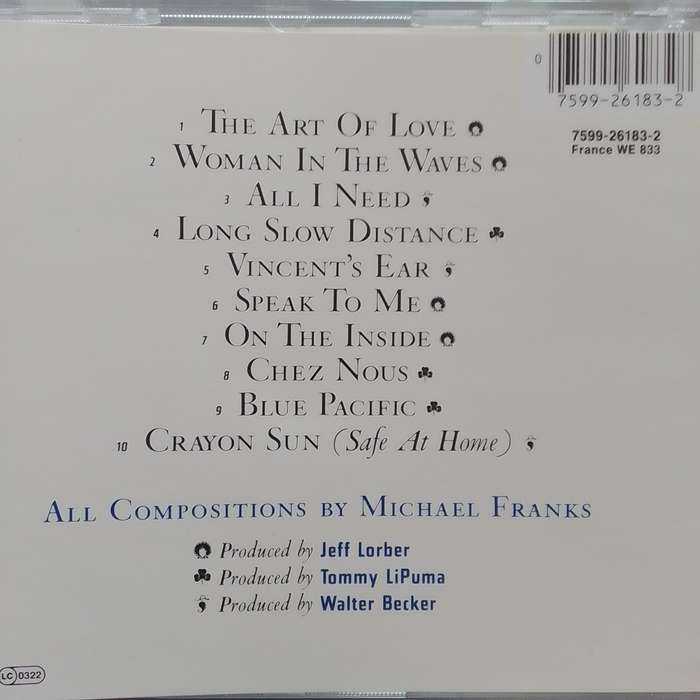 Michael Franks (CD) Blue Pacific