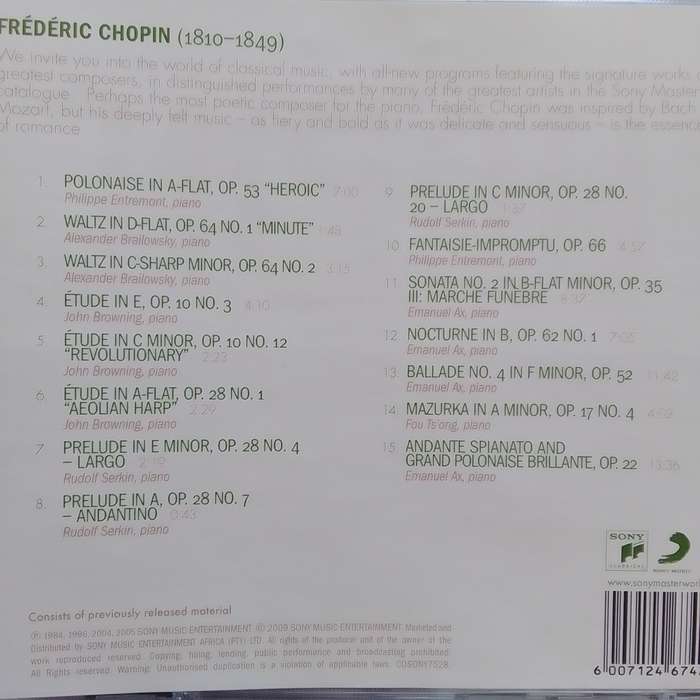 Chopin (CD) Greatest Hits