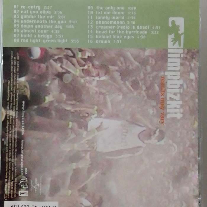 Limpbizkit (CD) Results May Vary