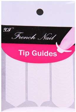 3 Styles Nail Stickers Sheet French Nail Tip Guides