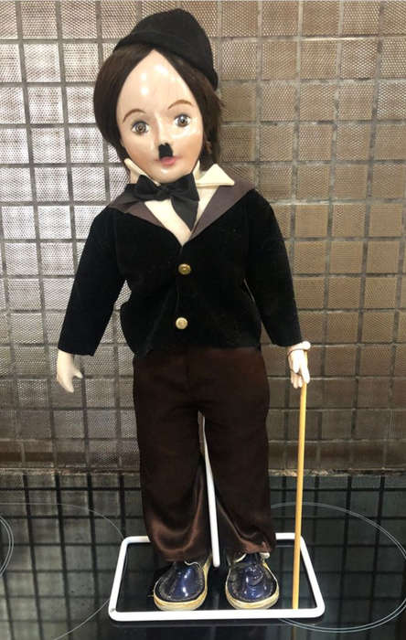 Stunning Collectible Charlie Chaplin? Porcelain Doll