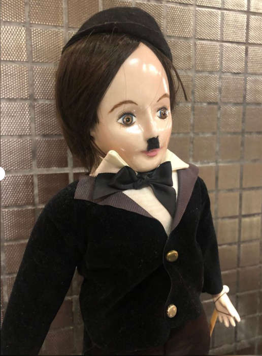 Stunning Collectible Charlie Chaplin? Porcelain Doll