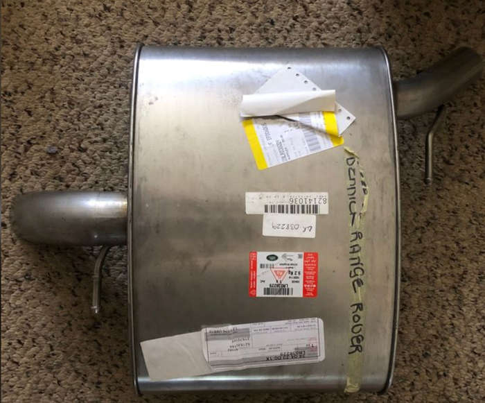 2013 Land Rover Range Rover Autobiography Rear Muffler - Brand New