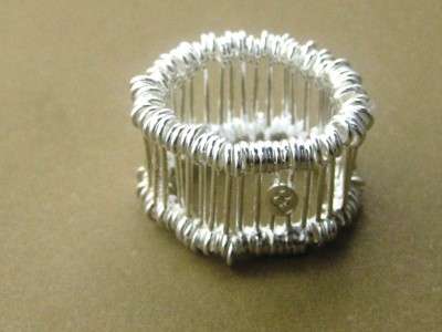 New Fine Silver Special Big Cool Ring - STRETCH