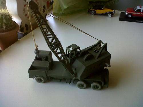 DINKY SUPERTOYS 20 TON LORRY-MOUNTED CRANE    **** MADE IN ENGLAND****