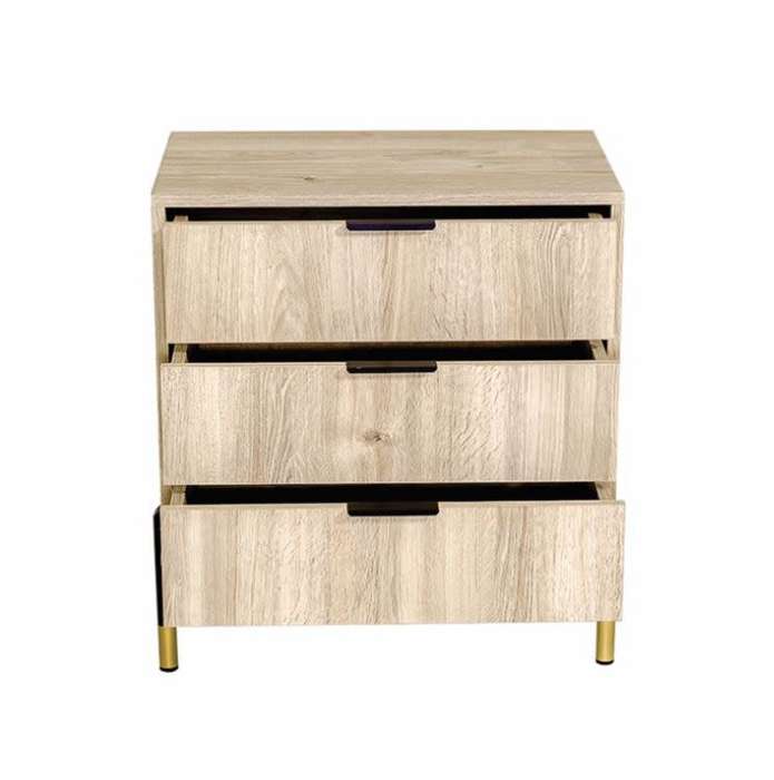 Ava Three Drawer Chest Of Drawers Karlstad Oak