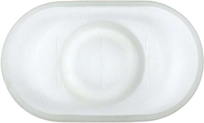 Glass Soap Dish Oval Replacement - Frosted
