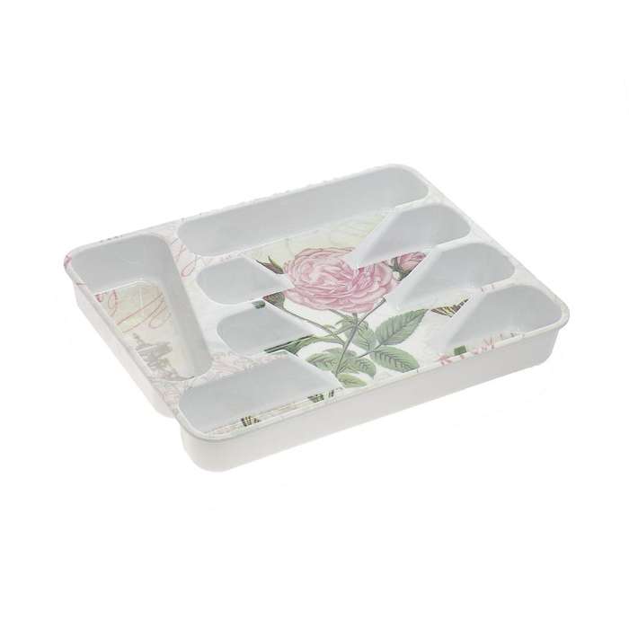 Cutlery Divider & Multi-purpose Draw Organiser - Plastic Printed