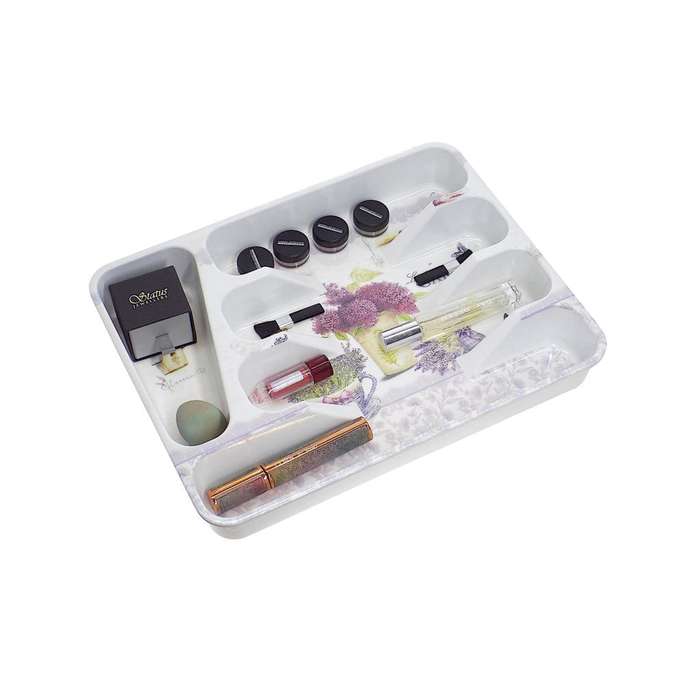Cutlery Divider & Multi-purpose Draw Organiser - Plastic Printed