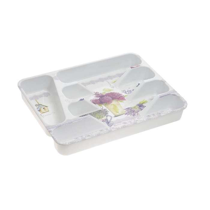 Cutlery Divider & Multi-purpose Draw Organiser - Plastic Printed