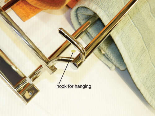 Towel Rack Square Stainless Steel