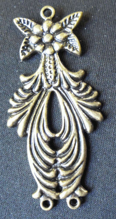 Bronze Component, 60mm x 29mm - Sold individually.