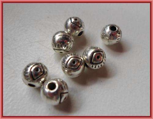Nickle Spacer, 6mm - Pack of 20.