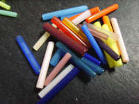 Assorted Mix Czech Bugle Seed Beads, 15mm to 20mm - 20g