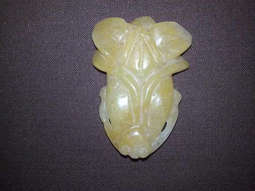 Ancient Chinese natural Jade flower +- 130 years old
