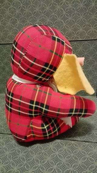 VINTAGE elephant stuffed doll - LOOK!!