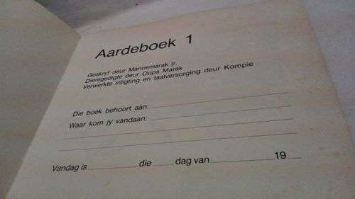 Mannemarak kinder boekie! Kyk!