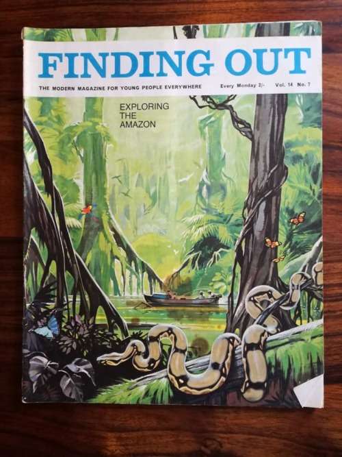 Vintage Finding out magazine