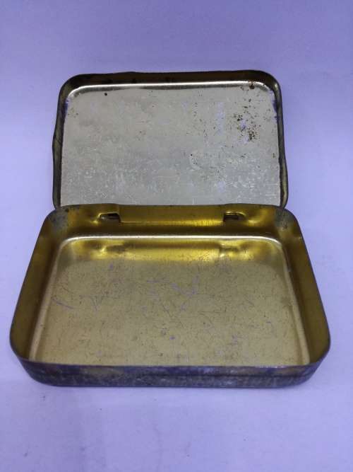 Ladies own toilet pin box - tin